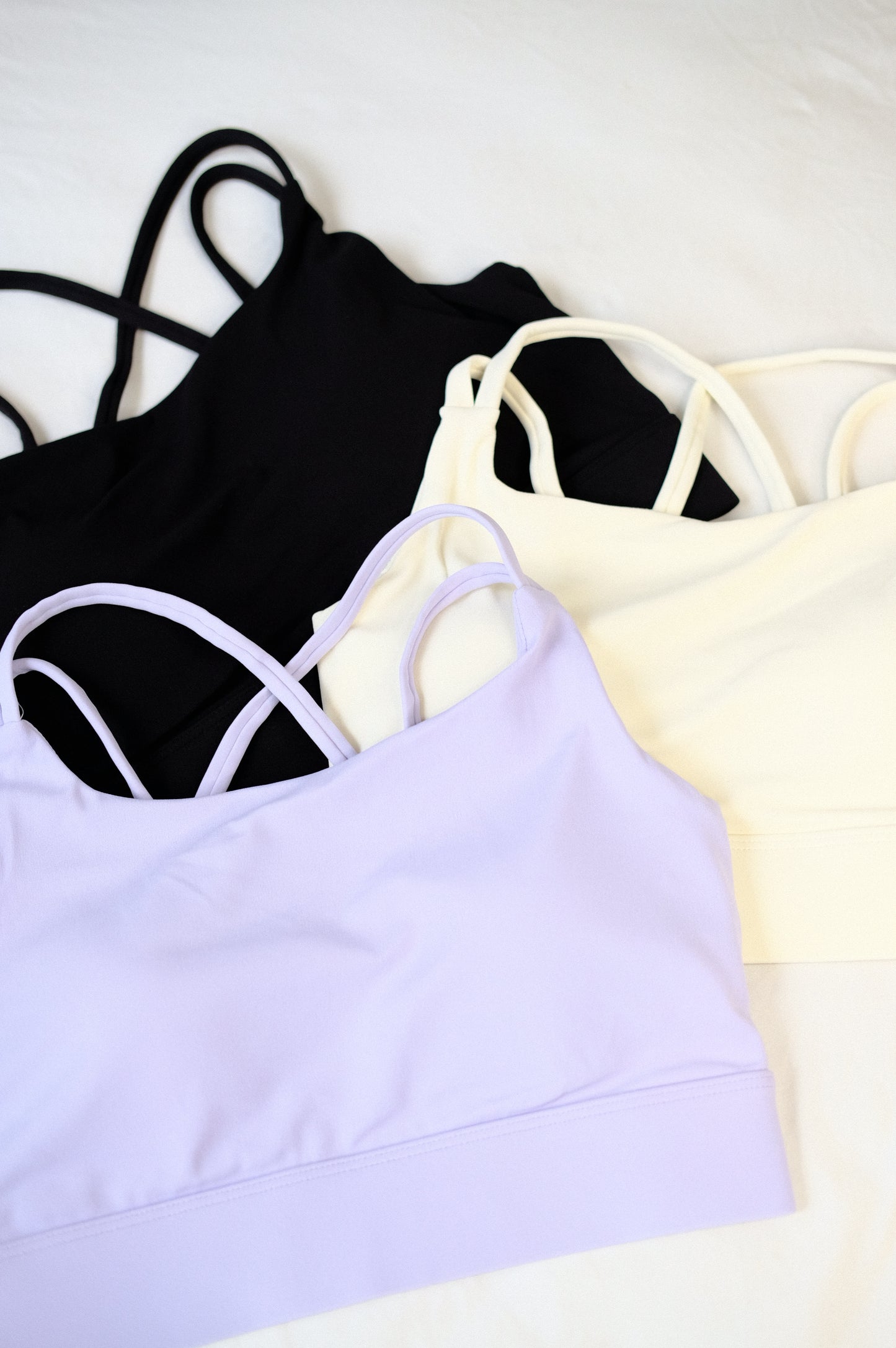 Cloudy cross sport bra
