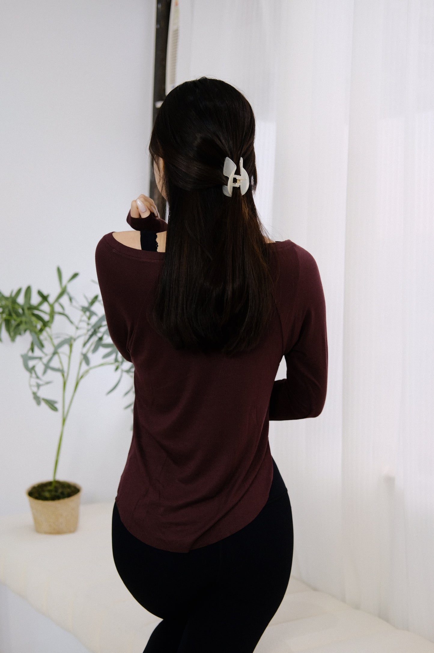 Cloud long-sleeve Cover Top