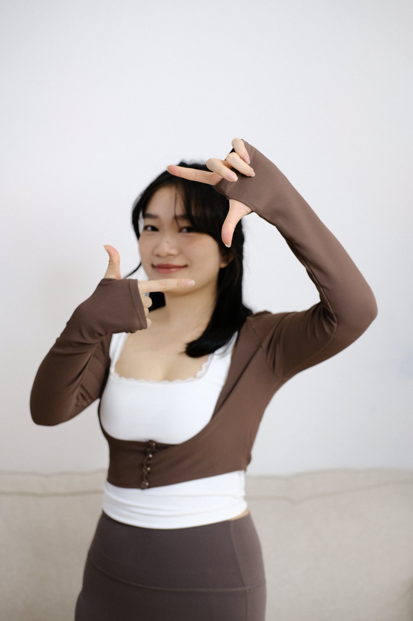 Light-up Crop Cardigan
