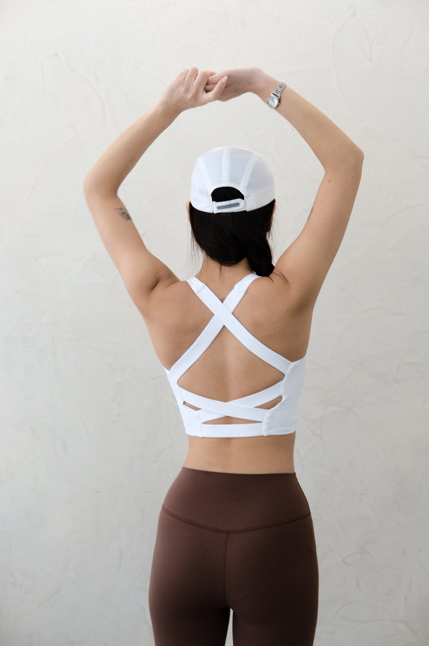 Premium Double Cross Bra Top **微偏細