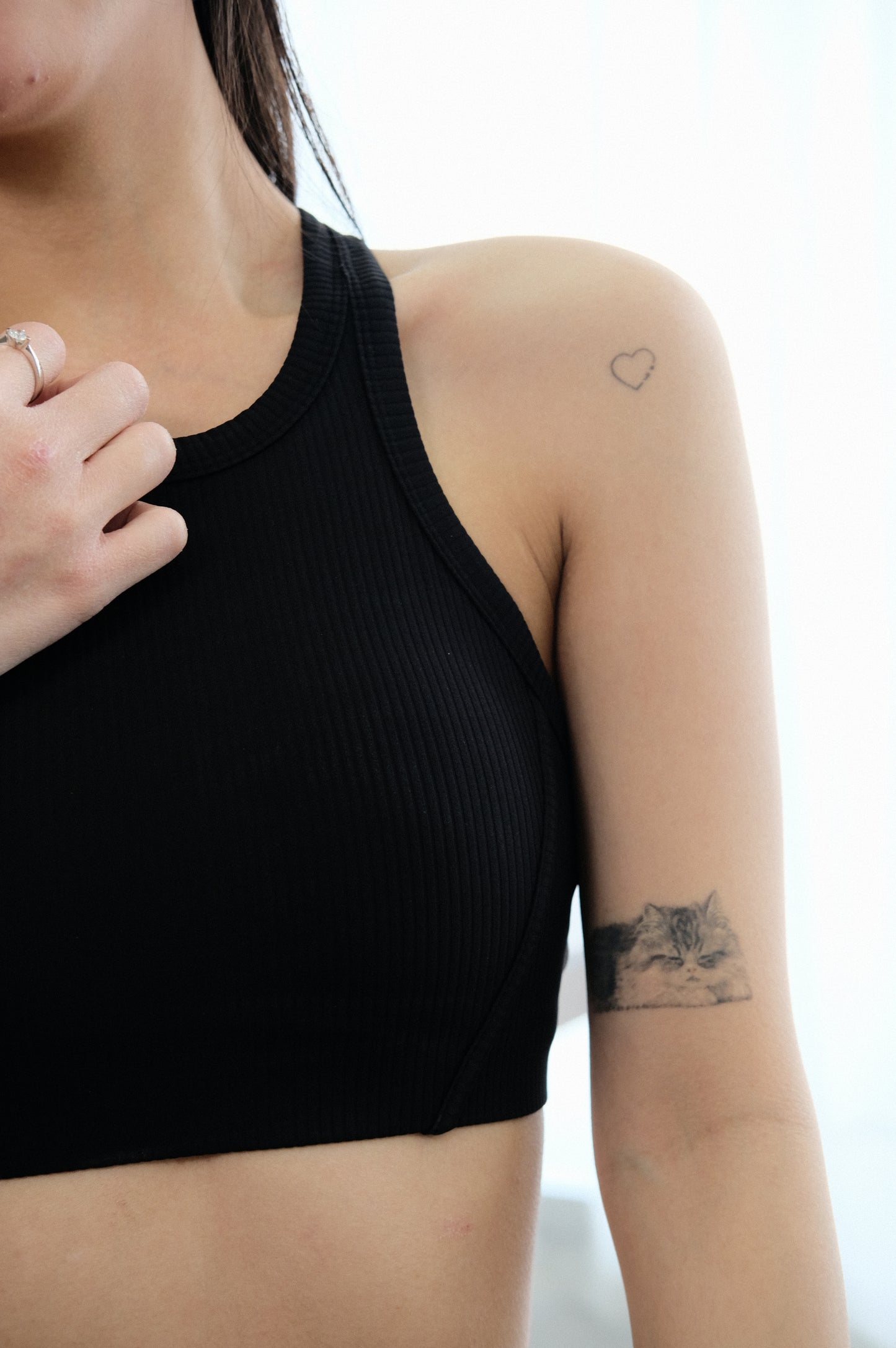 High-tech Wrapped Crop Top