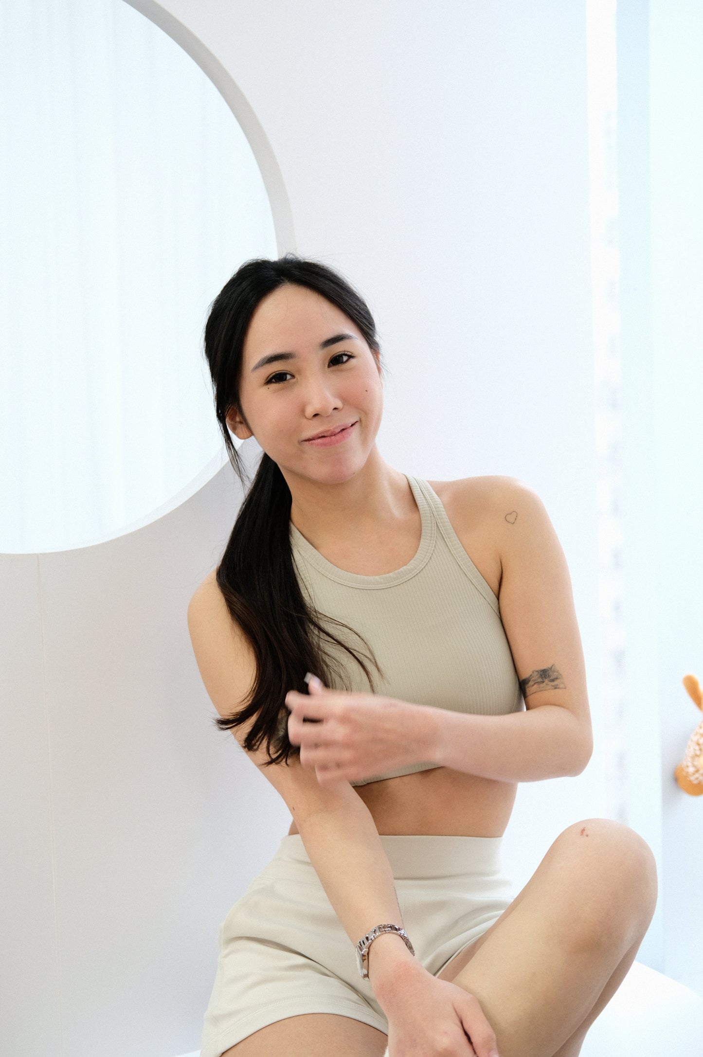 High-tech Wrapped Crop Top