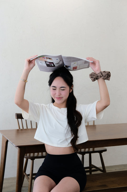Relaxed Cropped Tee