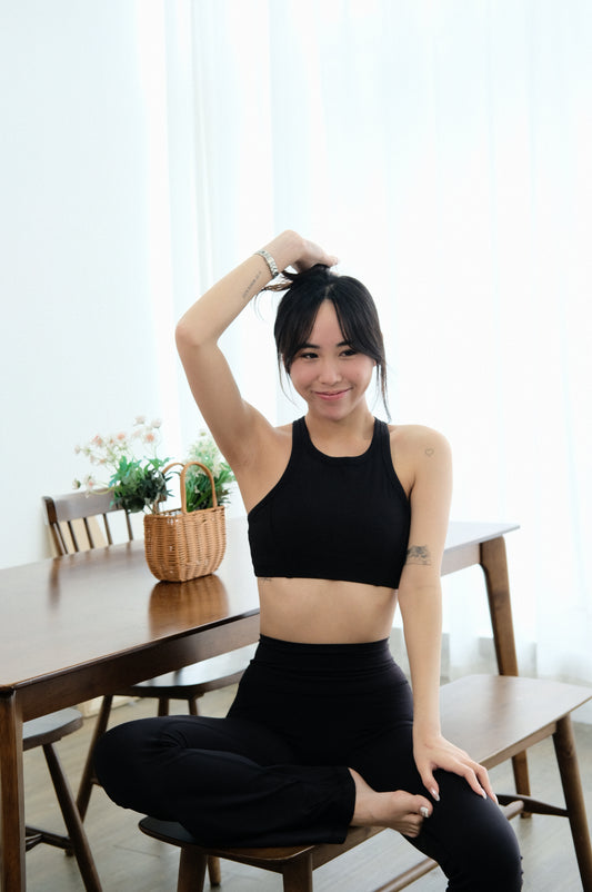 High-tech Wrapped Crop Top