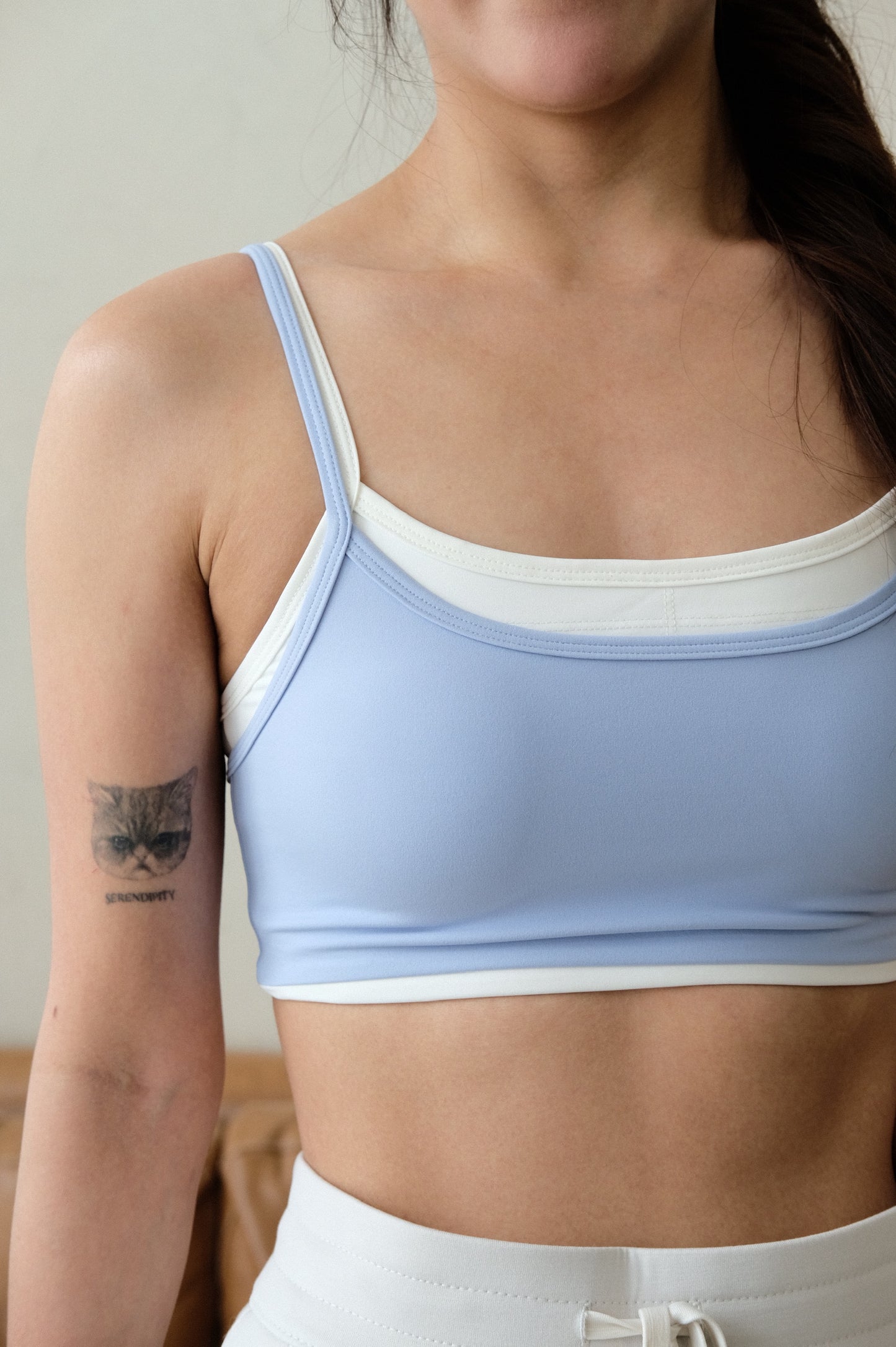 2-tone Wrapped Sport Bra