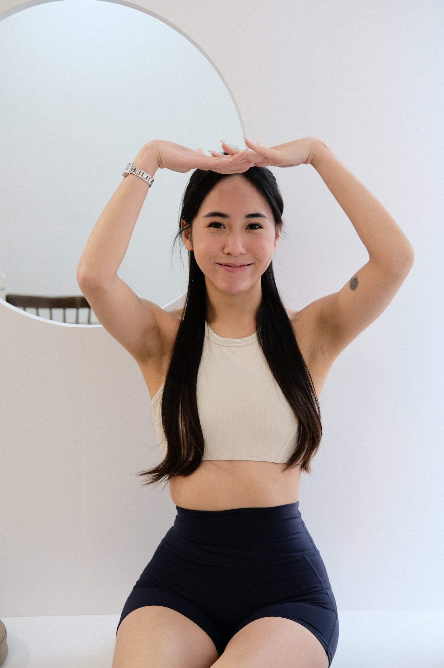 High-tech Wrapped Crop Top