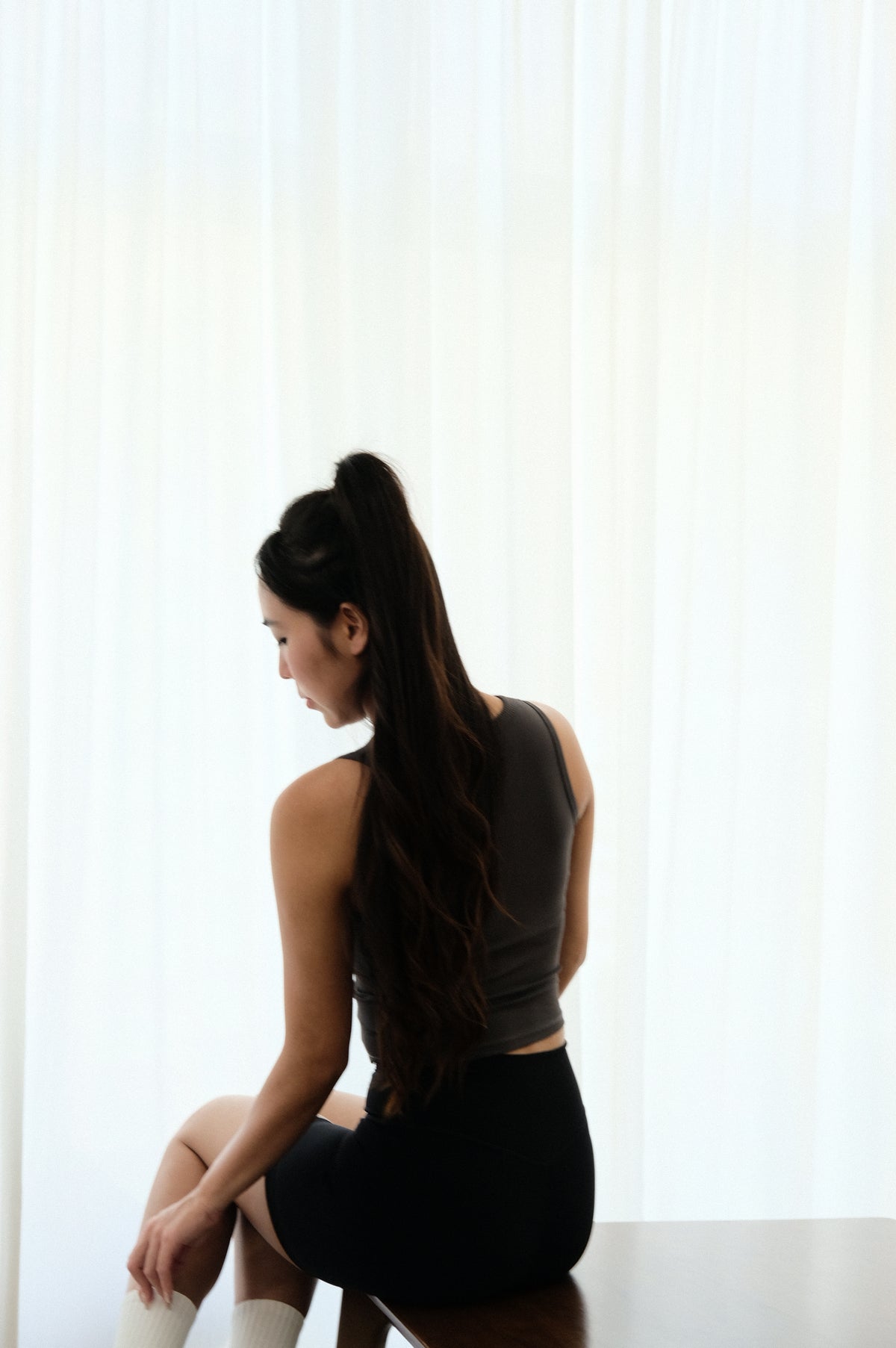 Ribbed Form Vest