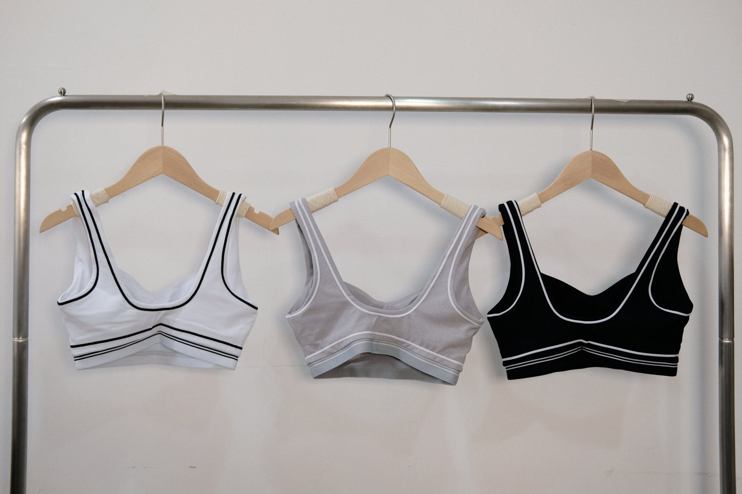 Cloudy 2-tone Wrapping Sport Bra