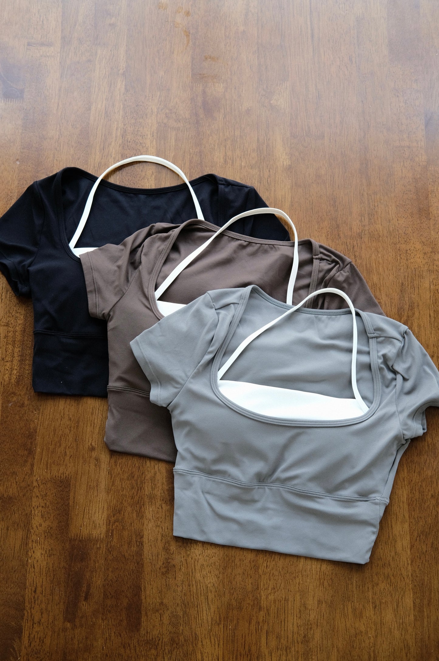 Essential Crop Fixed Padded Top