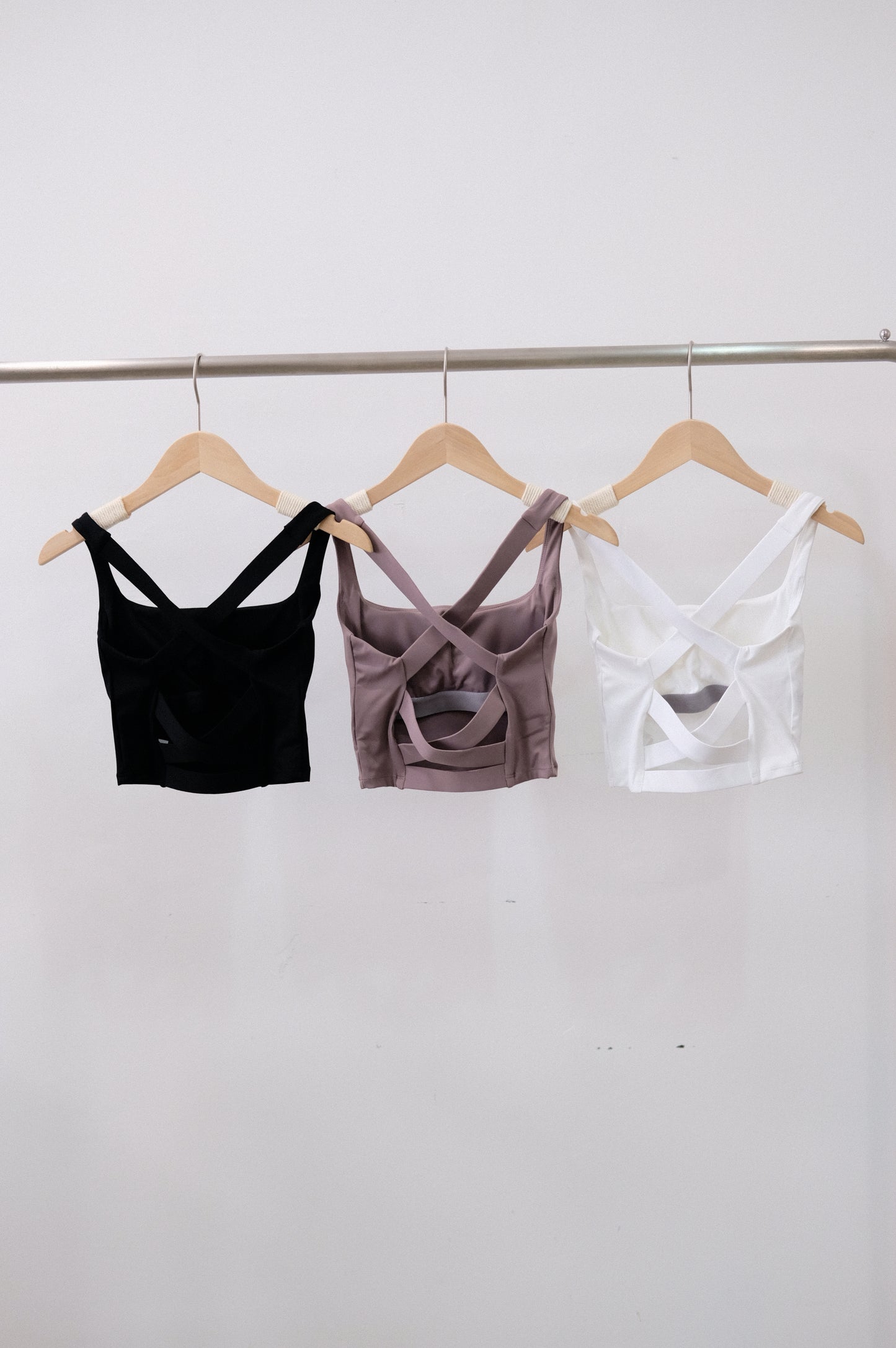 Premium Double Cross Bra Top **微偏細