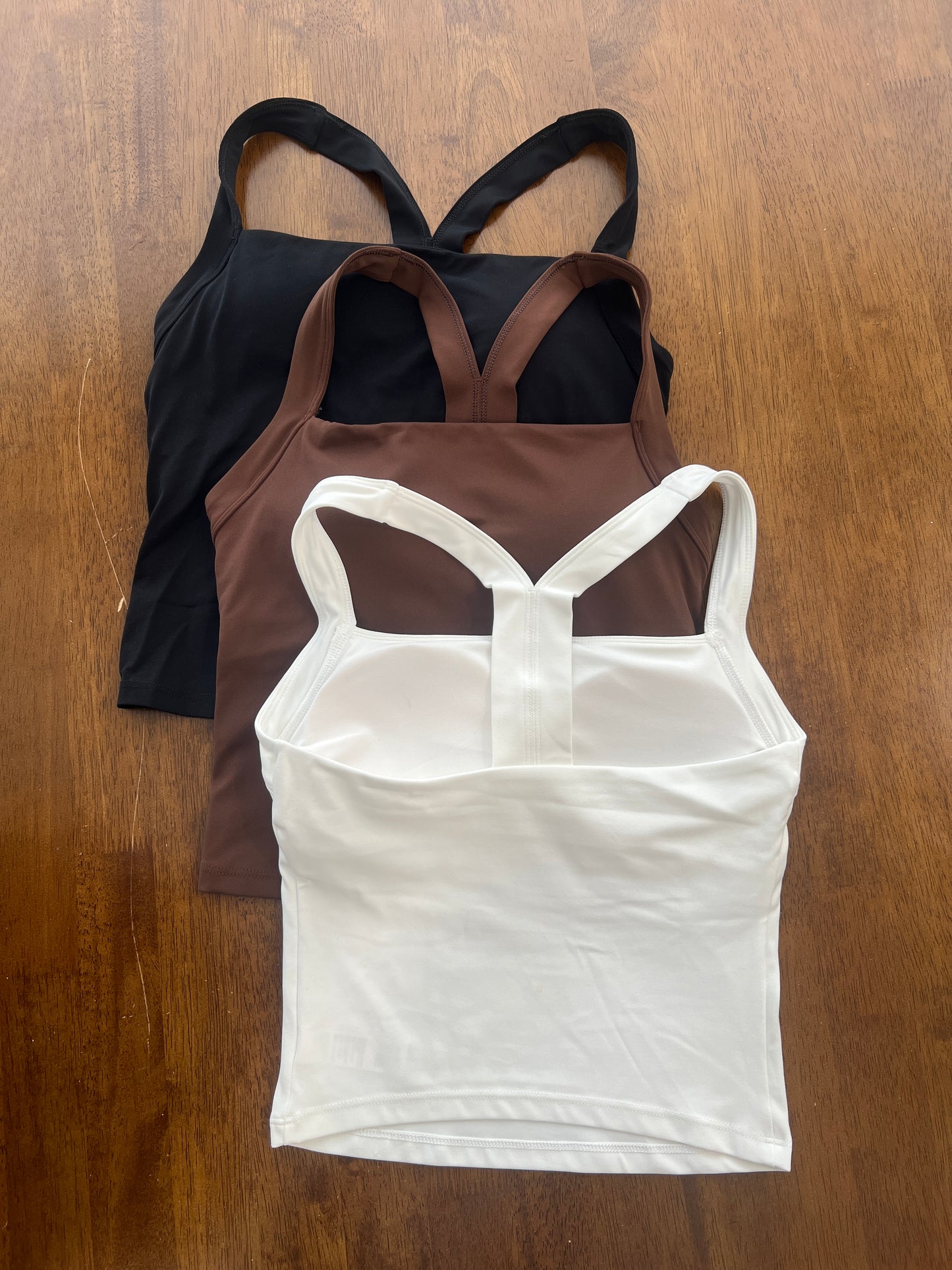 Square Y-back Tank Top