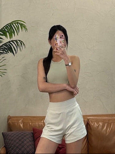 High-tech Wrapped Crop Top