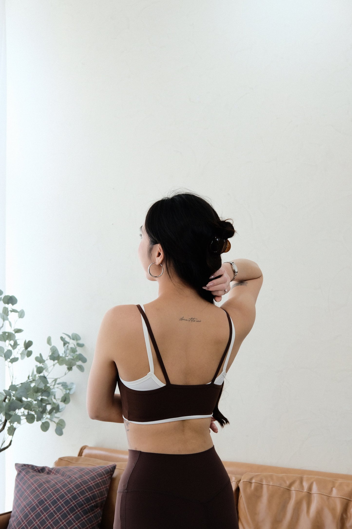 2-tone Wrapped Sport Bra