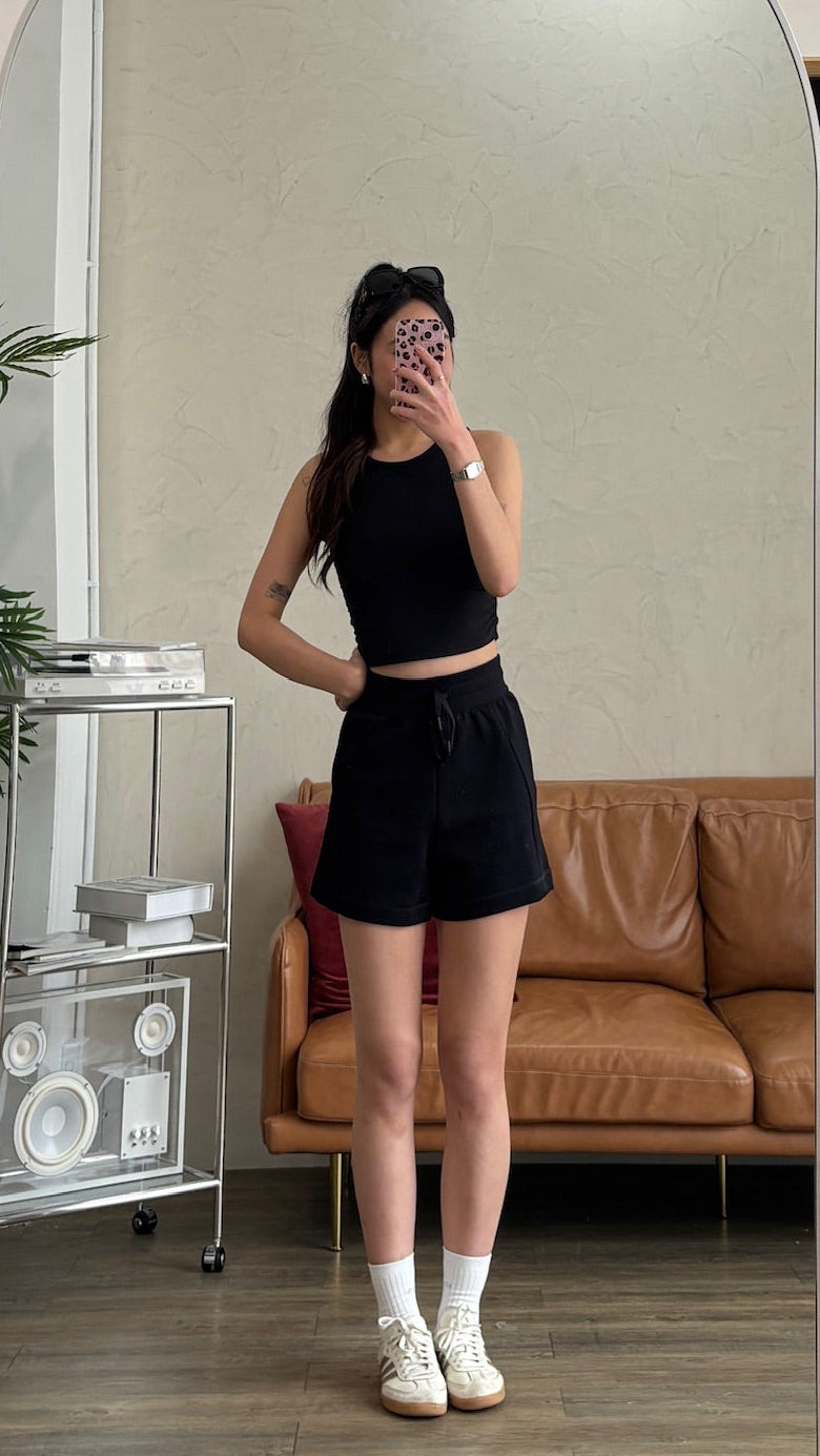 High-neck U-back Padded Vest