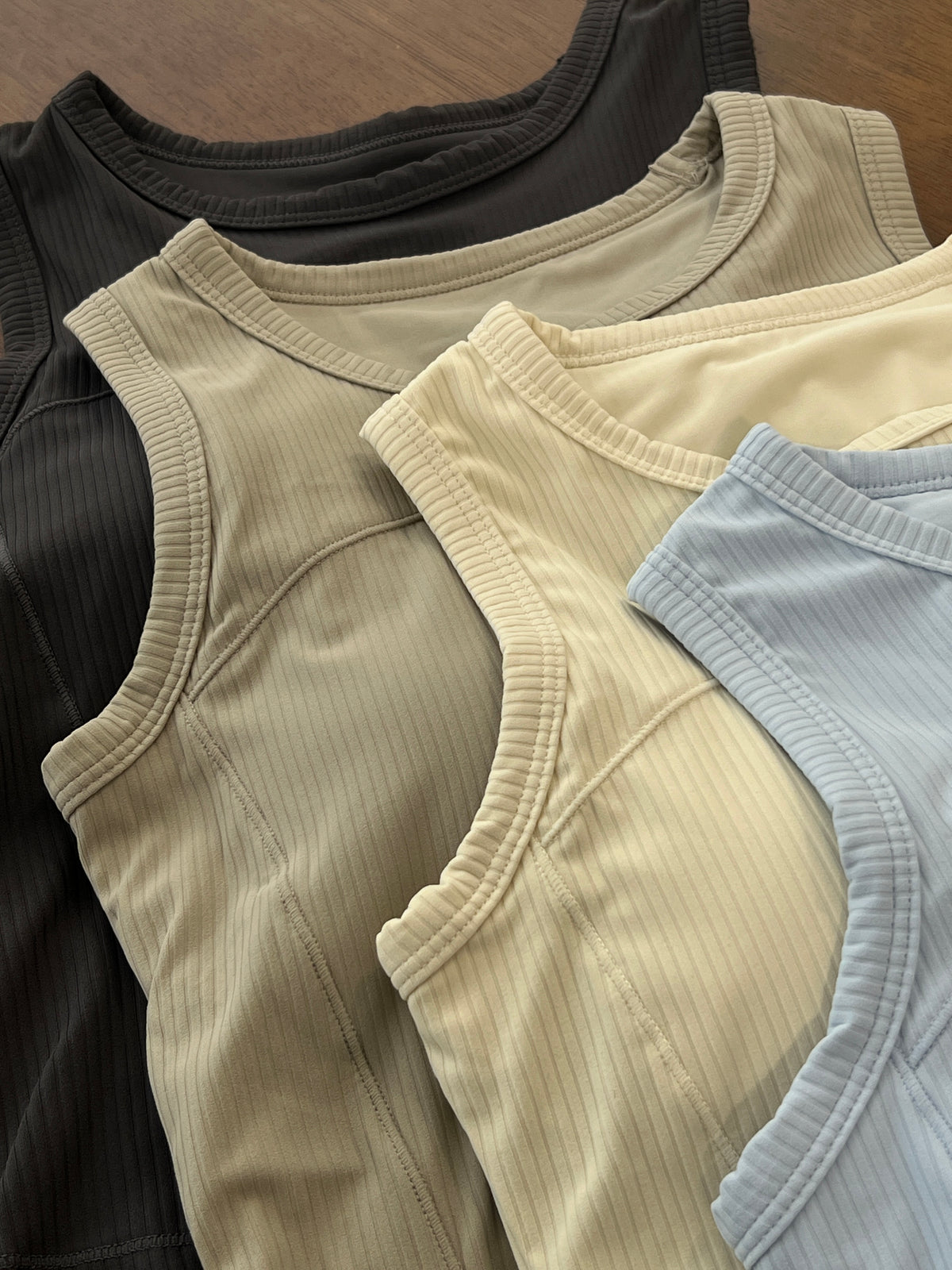 Ribbed Form Vest