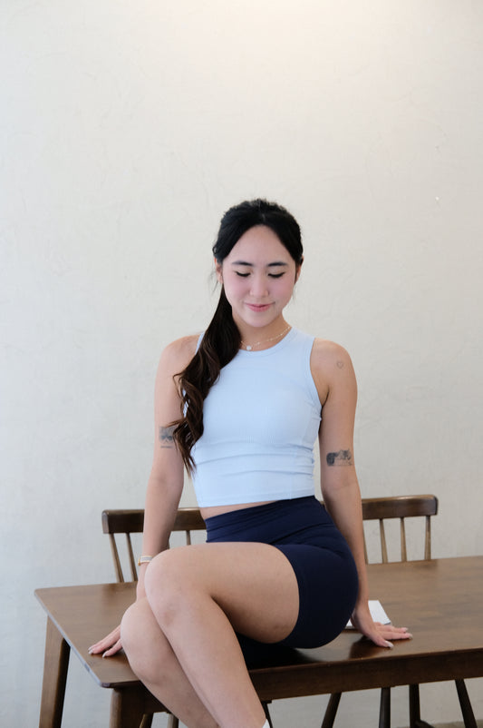 Ribbed Form Vest